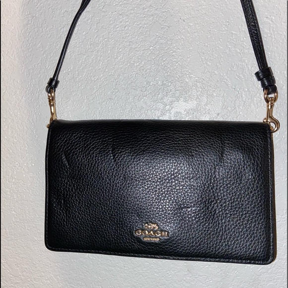 Coach Anna Foldover Crossbody Clutch - Picture 1 of 5